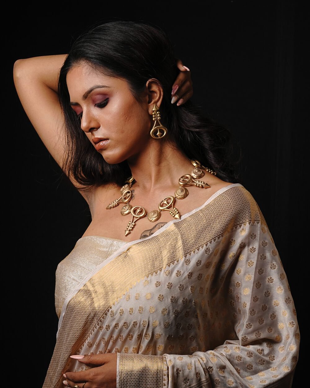 Tower and Flower Neckpiece