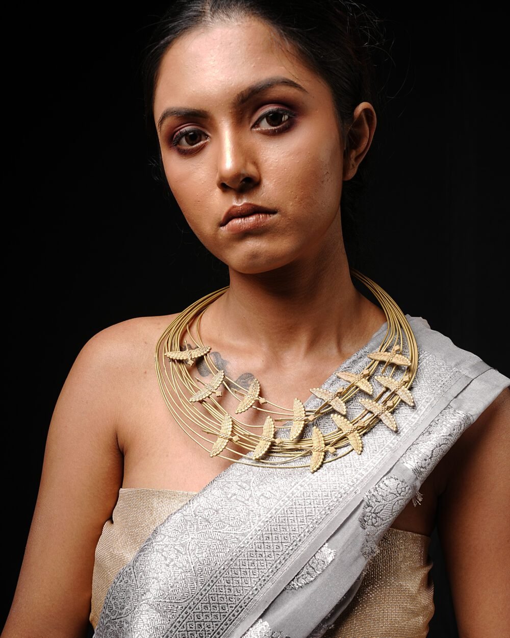 Flying Birds Wired Neckpiece