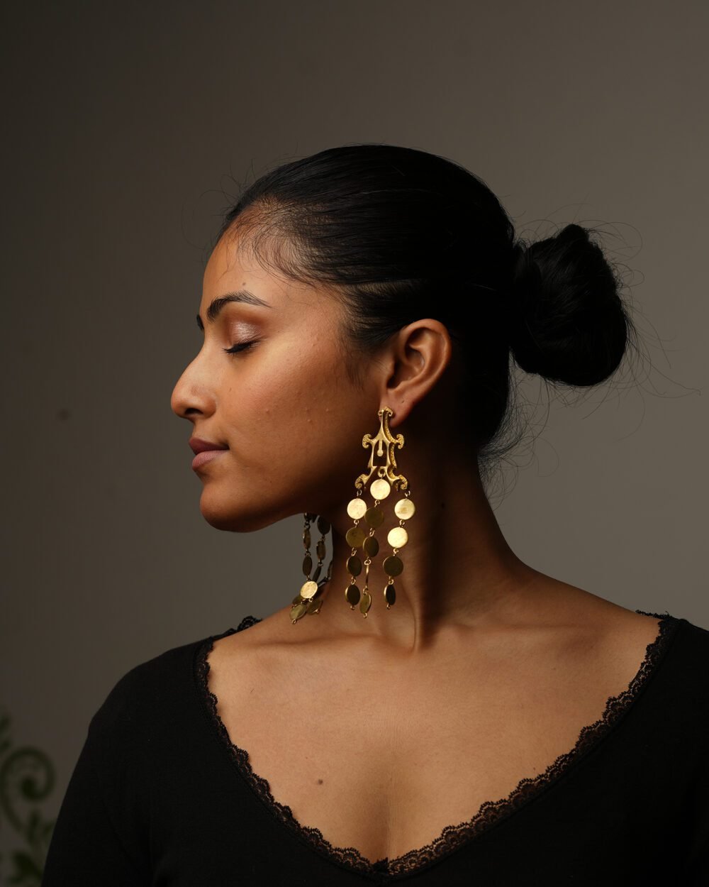 Rain Chain Earring