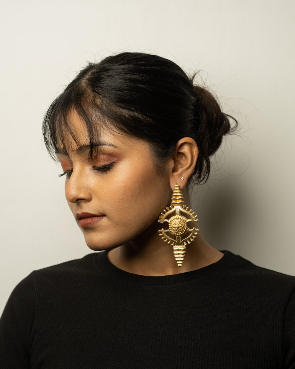 Full Star Lotus Earring